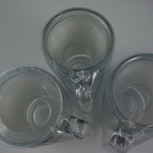 Complete Set 3 Captain Morgan "East Coast Classic" Glass Tankards New Sealed - Picture 8 of 8